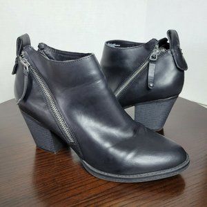 CURFEW Monroe Black Ankle Booties Size 10